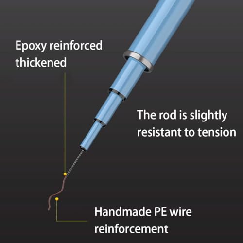 Carbon Fishing Rod Hand carp Travel Gear Pole and Reel Combo Telescopic Set (5.7m) () - Image 5