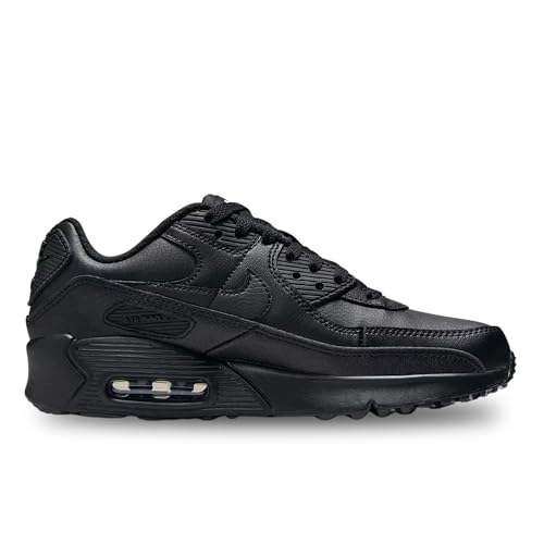 Nike Air Max 90 LTR Big Kids’ Shoes (CD6864-028, Black/Black/White/Black) Size 7 - Image 2