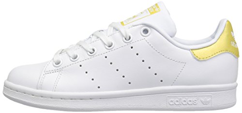 Adidas Originals Stan Smith Sneaker, FTWR White/FTWR White/Gold Metallic, 6 US Unisex Big Kid - Image 8