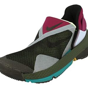 Nike Go Flyease Mens Running Trainers CW5883 Sneakers Shoes (UK 4.5 US 5 EU 37.5, Black Lime Glow 004)