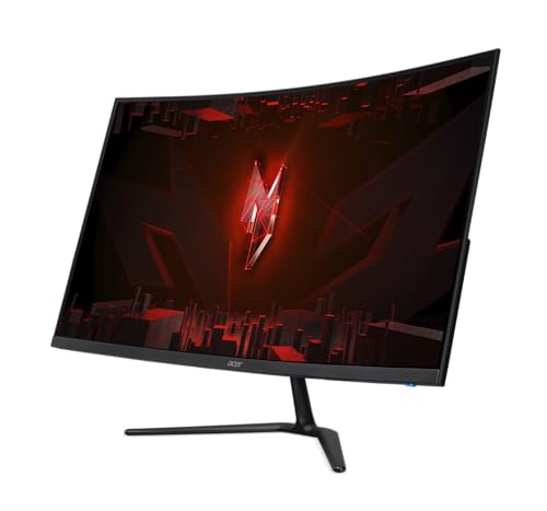 acer Nitro 31.5 Inch FHD 1920 x 1080 1500R Curved PC Gaming Monitor | AMD FreeSync Premium | 240Hz Refresh | 1ms VRB | VESA Mountable | HDR10 | One Display Port 1.4 & Two HDMI 2.0 | ED320Q X2bmiipx - Image 9