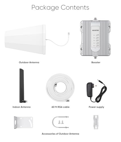 Amazboost Cell Phone Booster for Home, Cell Phone Signal Booster Kit, All U.S. Carriers -Compatible with Verizon, AT&T, T-Mobile, Sprint & More-5G 4G LTE 3G FCC Approved - Image 6