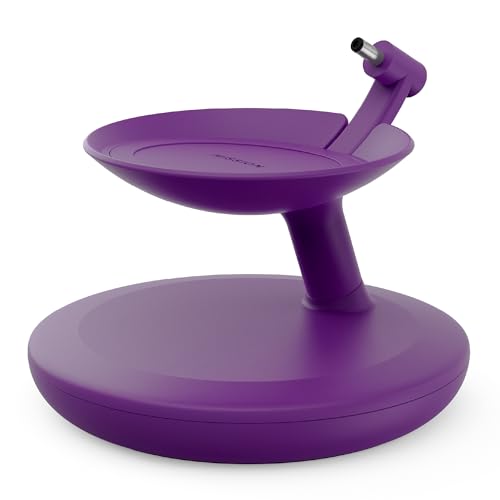 Echo Dot Max Bundle: Includes Amazon Echo Dot Max (newest model) | Amethyst and Stand with USB-C charging ports | Amethyst - Image 3