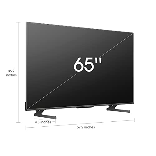 Hisense 65U8H QLED U8H Series Quantum 4K ULED Mini-LED 65-Inch Class Google Smart TV with Alexa Compatibility, Quantum Dot, 1500-nit HDR10+, Black - Image 2
