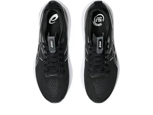 ASICS Mens Gel-Kayano 32 Running Shoes, BLACK/WHITE, 6 - Image 8