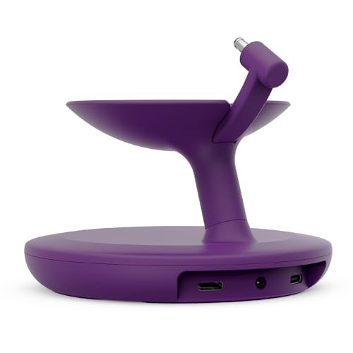 Echo Dot Max Bundle: Includes Amazon Echo Dot Max (newest model) | Amethyst and Stand with USB-C charging ports | Amethyst - Image 5