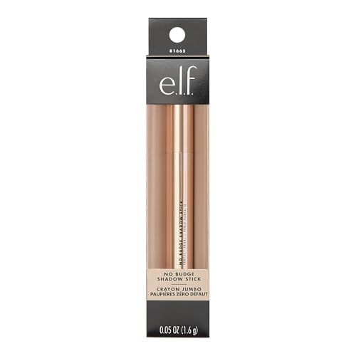 e.l.f. No Budge Shadow Stick, Long-Lasting Cream Eyeshadow Stick For High-Pigment, Metallic Color, Vegan & Cruelty-Free, Perfect Pearl - Image 4