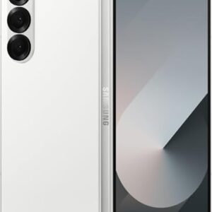 SAMSUNG Galaxy Z Fold 6 5G SM-F956B/DS 512GB 12GB Dual SIM Factory Unlocked GSM Smartphone, 7.6″ 120Hz AMOLED Display, 50MP Cameras – International Version (White)