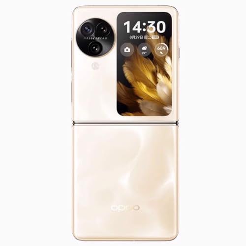 Oppo Find N3 Flip 5G Dual SIM 256GB ROM + 12GB RAM Factory Unlocked (GSM Only | No CDMA - not Compatible with Verizon/Sprint) Smartphone Global Version - Cream Gold - Image 3