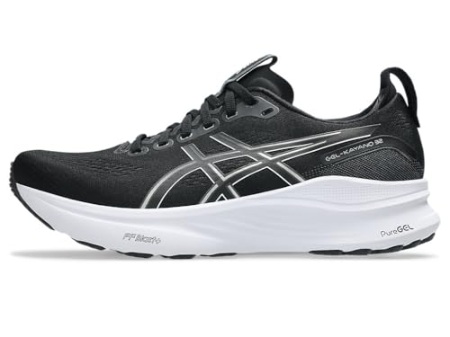 ASICS Mens Gel-Kayano 32 Running Shoes, BLACK/WHITE, 6 - Image 3