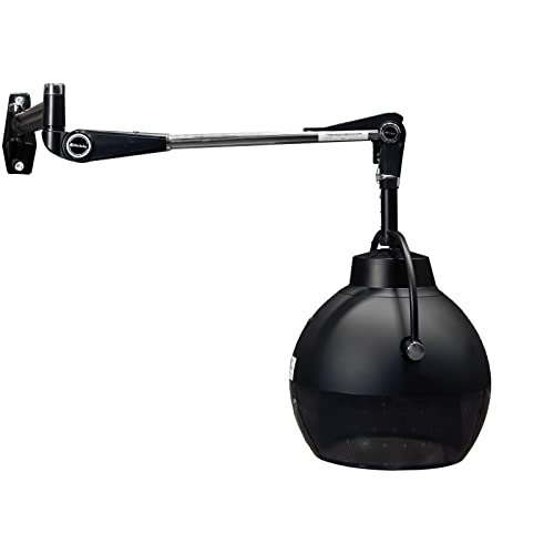 FIO Salon Hair Dryer Wall Mounted Hood Hanging Processor for Hair Salon Styling Studio, Black - Image 3