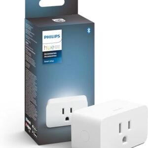 Philips Hue Smart Plug, White – 1 Pack – Turns Any Light Into a Smart Light – Control with Hue App – Compatible with Alexa, Google Assistant, and Apple HomeKit