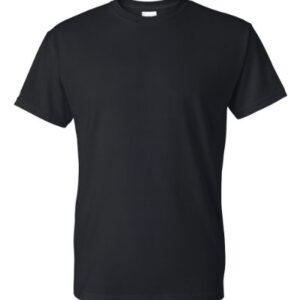 5.6 oz. 50/50 T-Shirt (G800) Black, 2XL (Pack of 12)