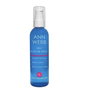 Ann Webb AHA Enzyme Mask Peel – Natural Fruit Enzyme Peel for Face to Brighten Complexion and Exfoliate Skin with Natural Glow, 6oz