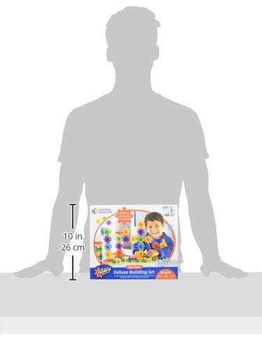 Learning Resources Gears! Gears! Gears! 100-Piece Deluxe Building Set -STEM Activities, Fine Motor Skills, Toddler Explorer Kit, Science and Construction, Boys and Girls Gifts - Image 3