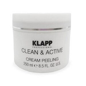 Klapp Clean & Active Cream Peeling 250 ml 8.5 oz (SALON SIZE) Get Free Sisley Ssisleya Eye and Lip Contour Cream