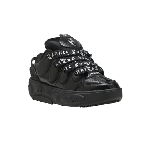 PUMA Kids Boys La Francé Black Chrome Lace Up Sneakers Shoes Casual - Black - Size 5 M - Image 2