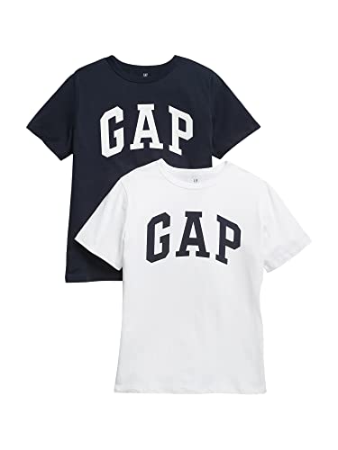 GAP Boys' Short Sleeve Logo T-Shirt T Shirt, Multi, Large US