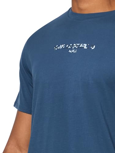 KARL LAGERFELD Paris Men's Sportswear t-Shirt, Dark Denim, X-Large - Image 3