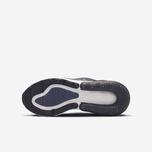 Nike Air Max 270 Little Kids' Shoe (AO2372-408, Thunder Blue/Black/White/Royal Pulse) Size 1 - Image 2