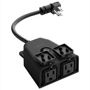 Wifi Smart Outdoor Plug, 3.63 X 3.7 X 1.67