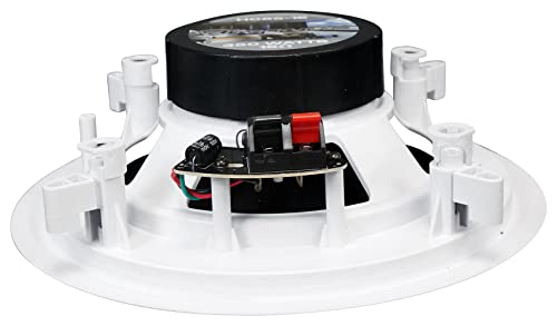 Rockville LED Tube Amp/Home Theater Receiver+(8) 8" White Ceiling Speakers - Image 9