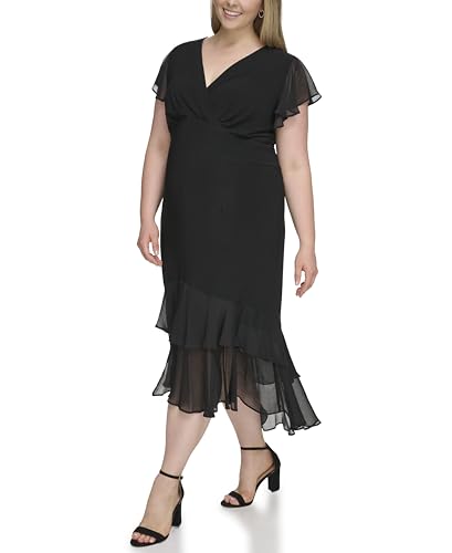 Tommy Hilfiger Women's Dress,Black,18W - Image 2