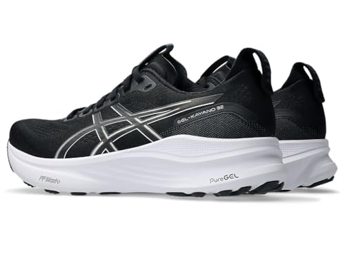 ASICS Mens Gel-Kayano 32 Running Shoes, BLACK/WHITE, 6 - Image 5