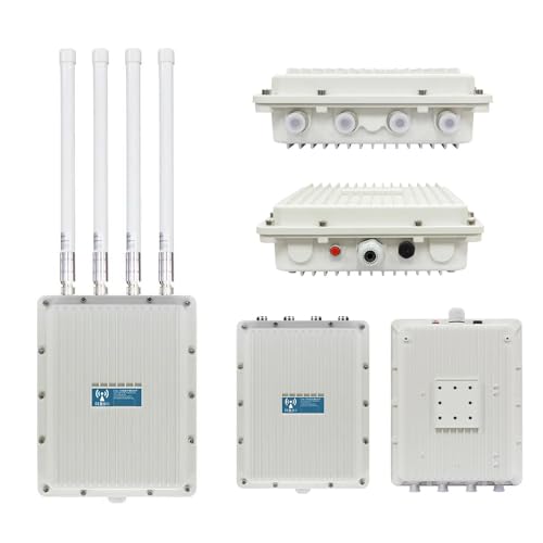 KuWFi WiFi 6 Wireless AP Router WiFi Extender Signal Booster Outdoor Indoor Long Range 360-degree omnidirectional Access Point WiFi Dual Band 1800Mbps Supports AP/Gateway/Repeater - Image 6