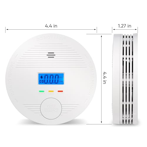 Interconnected Smoke and Carbon Monoxide Detector, 10-Year Battery Wireless Interlinked Smoke & CO Alarm with Dual Sensors, Home Fire & CO Safety Protection (1Pack) - Image 5