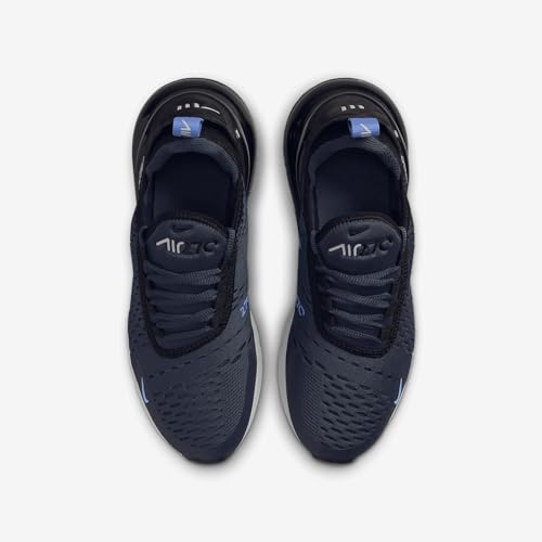 Nike Air Max 270 Little Kids' Shoe (AO2372-408, Thunder Blue/Black/White/Royal Pulse) Size 1 - Image 4