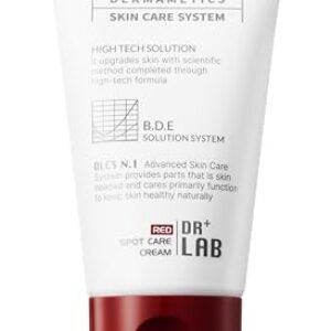 DR+LAB Red Spot Care Cream 2.03 fl oz /60ml Soothing Pore Trouble Care pH Balance for Acne Prone Sensitive Skin Korean Skincare
