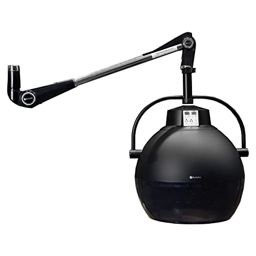 FIO Salon Hair Dryer Wall Mounted Hood Hanging Processor for Hair Salon Styling Studio, Black - Image 4