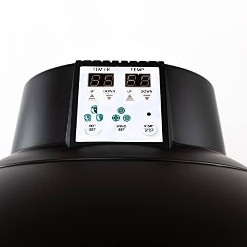 FIO Salon Hair Dryer Wall Mounted Hood Hanging Processor for Hair Salon Styling Studio, Black - Image 5