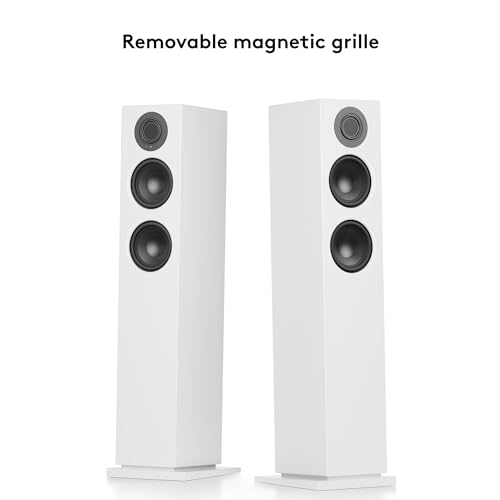 Audio Pro A48 Speakers - Wireless, Premium HiFi Sound, Wireless Surround Sound System for TV, MultiRoom, WiFi - Home Theater, White - Image 9
