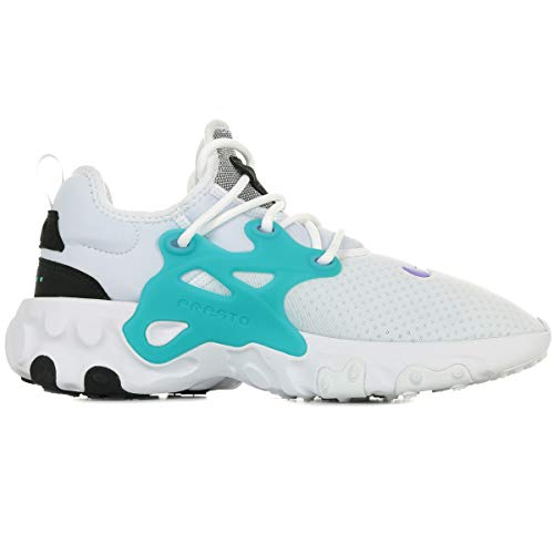 Nike Men's React Presto Running Shoes (White/Night Maroon-Black-Atomic Violet, 11) - Image 4