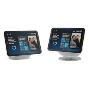 Amazon Echo Show 8 (2025 release) with Amazon Adjustable Stand | Glacier White