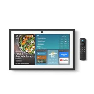 Like-New Amazon Echo Show 15 (newest model), Full HD 15.6″ kitchen hub for home organization, with built-in Fire TV and Alexa