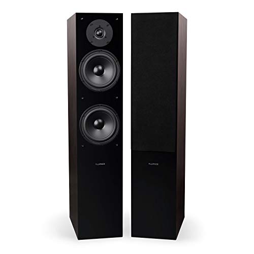 Fluance Elite High Definition Surround Sound Home Theater 7.0 Channel Speaker System Including 3-Way Floorstanding Towers, Center Channel, Surround and Rear Surround Speakers - Walnut (SX70WR) - Image 2