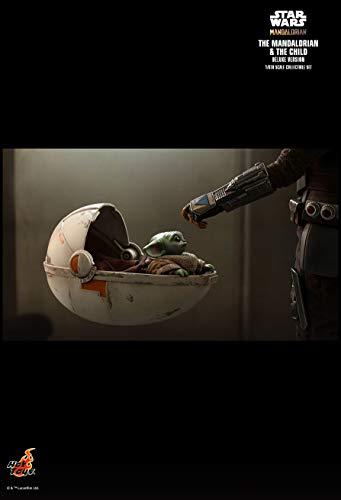 Hot Toys Star Wars The Mandalorian and The Child (Deluxe Version) 1/6 Collectible Set Television Masterpiece Series TMS015 Figures - Image 8