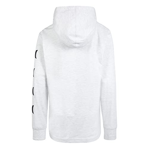 Hurley boys Long Sleeve Hooded T-shirt T Shirt, Heathered Birch, Large US - Image 3