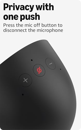 Like-New Amazon Echo Spot (newest model), Great for nightstands, offices and kitchens, Smart alarm clock with Alexa, Black - Image 6