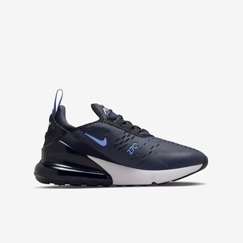 Nike Air Max 270 Little Kids' Shoe (AO2372-408, Thunder Blue/Black/White/Royal Pulse) Size 1 - Image 3