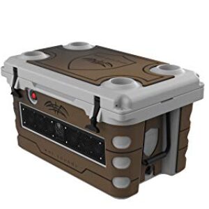 Wet Sounds Stealth SHIVR-55-GRY Gray High Output Audio Cooler Speaker System + Full Gator Step Kit – Whiskey Over Black