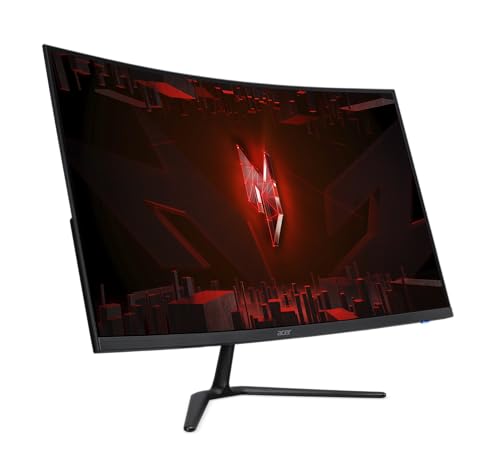 acer Nitro 31.5 Inch FHD 1920 x 1080 1500R Curved PC Gaming Monitor | AMD FreeSync Premium | 240Hz Refresh | 1ms VRB | VESA Mountable | HDR10 | One Display Port 1.4 & Two HDMI 2.0 | ED320Q X2bmiipx - Image 8