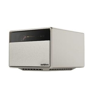 XGIMI HORIZON Ultra 4K Projector, Dolby Vision, 2300 ISO Lumens, 2 x 12W Harman Kardon Speakers, Home Theater Projector with WiFi and Bluetooth, Dual Light, Active 3D, 200″