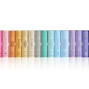 WS Game Company Collection of 19 Vintage Bookshelf Board Games Including Scrabble, Monopoly, Clue, Yahtzee, Battleship, Chess, Candy Land & Sorry! – Classic Family Games for Kids & Adults