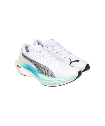 Puma 309707 Diviate Nitro 3 Men's Running Shoes, 25 Fall/Winter Colors Puma White-Mint Melt (29), 27.5 cm - Image 5