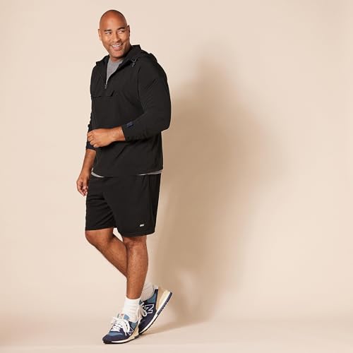 Amazon Essentials Men\'s Performance Tech Workout T-Shirts, Pack of 2, Black/Medium Grey, Medium - Image 9