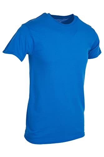 BILLIONHATS Men’s Cotton T-Shirt 6 Pack, Big Tall Short Sleeve Lightweight Tees for Men, Packs of Bulk T-Shirts - Image 6